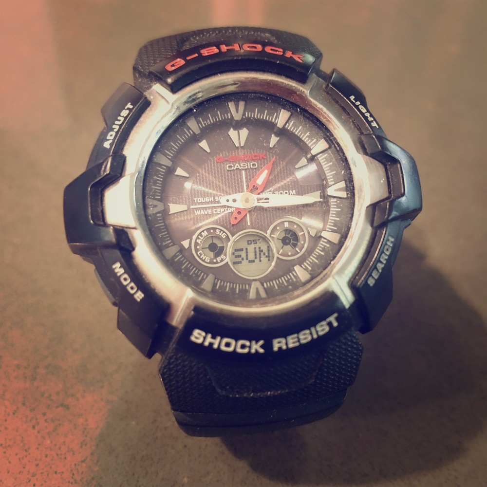 Casio. G Shock GW-1500A 3366 solar watch